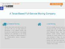 Tablet Screenshot of condormovingsystems.com